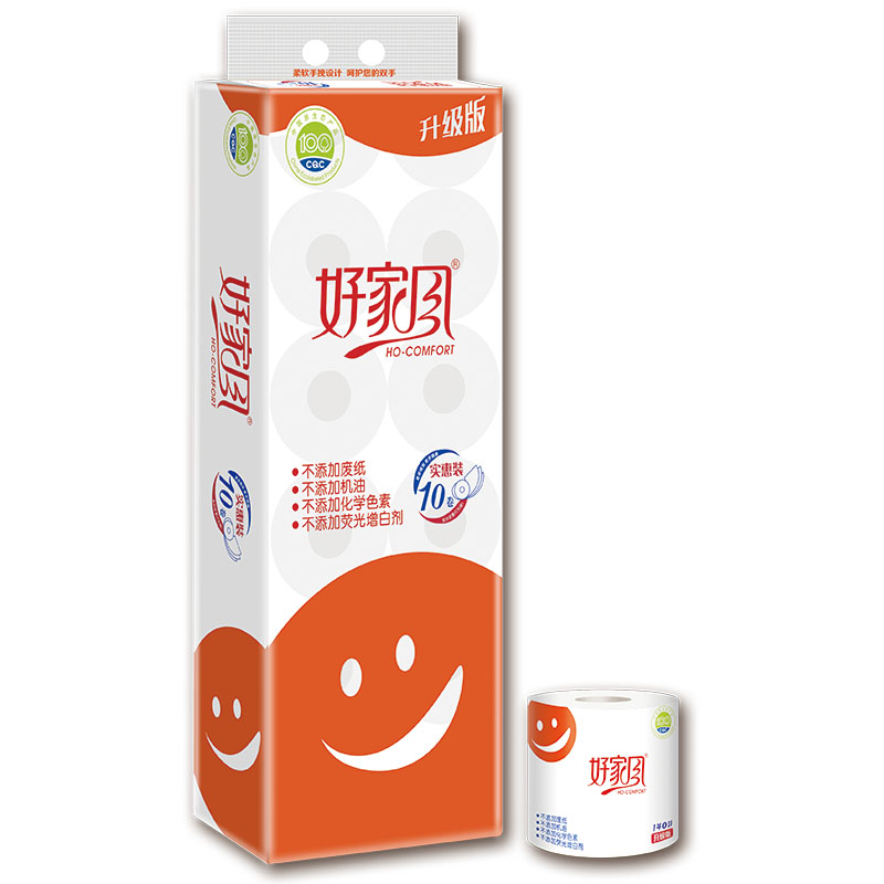好家风140节卫生卷纸10卷