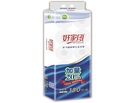 好家风上品柔韧130卫生卷纸12卷