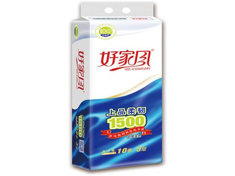 好家风上品柔韧实芯卷纸150克10卷